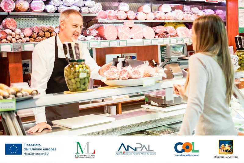 Progetto GOL - Percorso di Reskilling per il profilo di OPERATORE AL BANCO DI PRODOTTI ALIMENTARI