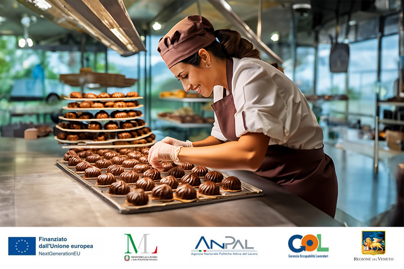 Progetto GOL - Percorso di Upskilling per il profilo di OPERATORE DI PASTICCERIA