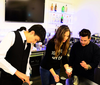 La Milk Art: caff e cappuccini d'autore