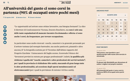 IL CIELO SOPRA SAN MARCO. L'ECONOMIA E IL LAVORO,